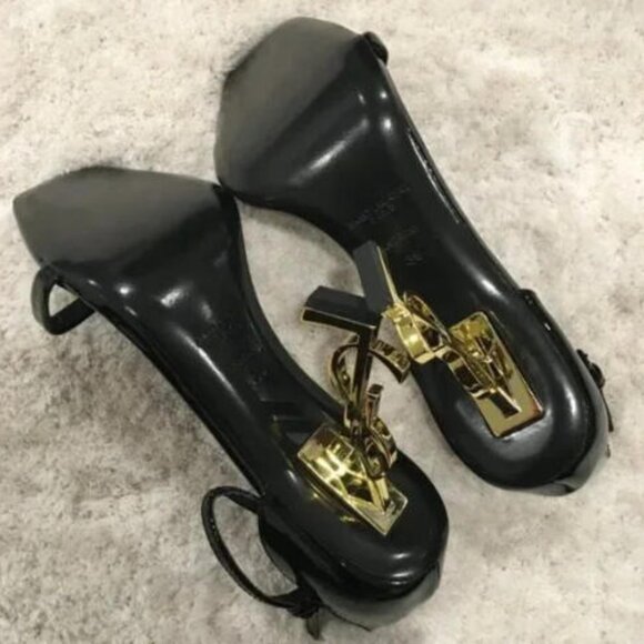 YSL Opyum Snake Heeled Sandals - Picture 4 of 5